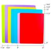 7 Pieces Flexible Cutting Board mats, Plastic Cutting Boards for Kitchen Cooking, Cutting board sheets for Meat and Vegetables, Dishwasher Safe view 3