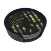 6 Pack American Flag Camo Leather Coaster with Holder for Drinks- Heat Resistant Non-Slip Funny Animal Coasters for Wooden Table Coffee Bar Kitchen Decor Housewarming, Set of 6 view 2