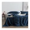 100% Silk Green Bedding Set 25 Momme Silk Bed Sheets Beauty Quilt Cover Set Pillowcase Queen King Bed Set,Comforts (Blue Queen) view 1