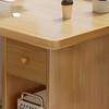 CraftThink Computer Desk, Wood Office Desk Sturdy Home Office with Open Cubes & Lots Storage Corner Desk in Modern Style for Home Bedroom Use, White 47" L x 23.5" W x 63" H view 4