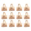 Mini Woven Baskets with Handles 12pcs Wood Chip Baskets Farmhouse for Wedding Party Favors Crafts view 1