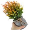 PRETYZOOM Artificial Potted Bonsai Plant Faux Flower Desktop Decor for Home Office and Garden Low Maintenance Lifelike Design Rustic and Modern Interiors view 2