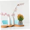 PRETYZOOM Artificial Potted Bonsai Plant Faux Flower Desktop Decor for Home Office and Garden Low Maintenance Lifelike Design Rustic and Modern Interiors view 3
