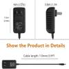 CJP-Geek AC Adapter Charger Compatible with Dirt Devil MBV2030BLQ Broom Vacuum Cleaner Power Supply view 2