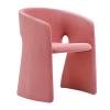 RROUAN Dining Room Chairs Set of 1 Upholstered Kitchen Dining Chairs Mid Century Modern Dining Chairs Living Room Leisure Chair Reception Negotiation Chair Creative Chair Light Luxury Dining Chair view 1