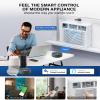 ROVSUN 12000 BTU Window Air Conditioner with Heat, Window AC Unit & Heater Combo with APP & Voice Smart Control, Timer Function & Easy Installation Kit, Work with Alexa/Google Assistant, 208/230V view 4