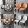 NONROTS Solid Wood Dining Chair Set of 8, Modern Dining Chairs, Upholstered Dining Side Chairs, Kitchen Chairs with Back, Modern Dining Room Side Chair view 3