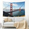 GFLFMXZW San Francisco Golden Gate Bridge Tapestry Flag Vertical Aesthetic Art Wall Tapestry Funny Poster Banner Wall Hanging for Bedroom Living Room Backdrop view 2