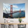 GFLFMXZW San Francisco Golden Gate Bridge Tapestry Flag Vertical Aesthetic Art Wall Tapestry Funny Poster Banner Wall Hanging for Bedroom Living Room Backdrop view 3