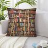 CSGJMYGS Throw Pillow Covers 18"x18" Funny Book Shelves Collection and Ladder Pillow Covers Decorative Square Pillowcases Soft Cozy Cushion Cases for Home Living Room Sofa Couch Bed view 1