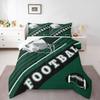 Erosebridal Gridiron Players Bedding Comforter Set Full 3Pcs - Boys Sports Seasonal Duvet Insert with 2 Pillowcases - Easter Gifts for Kids view 1