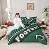 Erosebridal Gridiron Players Bedding Comforter Set Full 3Pcs - Boys Sports Seasonal Duvet Insert with 2 Pillowcases - Easter Gifts for Kids view 2
