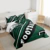 Erosebridal Gridiron Players Bedding Comforter Set Full 3Pcs - Boys Sports Seasonal Duvet Insert with 2 Pillowcases - Easter Gifts for Kids view 4