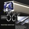 Curtain Ceiling Track,Ceiling Curtain Track Ceiling Mounted,Privacy Curtains Rail Room Divider Rod Heavy Duty Curtain Track System,Room Divider-Sliding Curtain Rail for Privacy Living room ( Color : S view 3