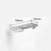 Curtain Ceiling Track,Ceiling Curtain Track Ceiling Mounted,Privacy Curtains Rail Room Divider Rod Heavy Duty Curtain Track System,Room Divider-Sliding Curtain Rail for Privacy Living room ( Color : S view 4