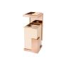 WUHUQN Outdoor Dustbins Marble Trash Can Hotel Lobby Hotel Special Office Building Stainless Steel Vertical with Ashtray Commercial Outdoor Commercial Large Trash Can Heavy Duty Garbage Ca view 1