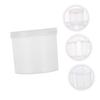 10 Pack PP Plastic Round Boxes, Round Storage Containers with Lids, Small view 3