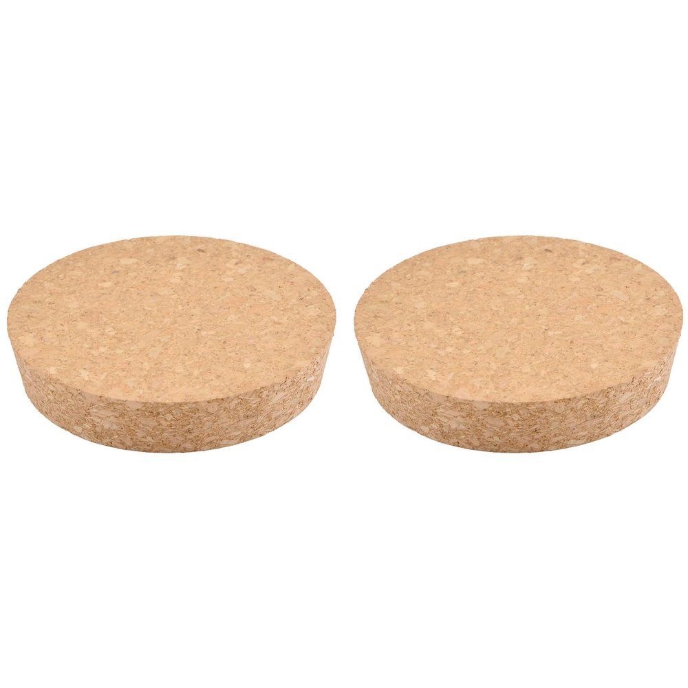 INCREWAY 2PCS Tapered Cork Stoppers Cork Plugs Replacement Corks for Wine Bottle Glass Bottle Jars, 103 * 96 * 20mm