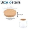 INCREWAY 2PCS Tapered Cork Stoppers Cork Plugs Replacement Corks for Wine Bottle Glass Bottle Jars, 103 * 96 * 20mm view 2
