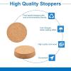 INCREWAY 2PCS Tapered Cork Stoppers Cork Plugs Replacement Corks for Wine Bottle Glass Bottle Jars, 103 * 96 * 20mm view 3