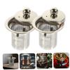 DECHOUS 2pcs Fine Mesh Stainless Steel Tea Strainers Lid Loose Tea Filter for Teapot Mugs Cups Easy to Use for Lovers view 2