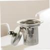 DECHOUS 2pcs Fine Mesh Stainless Steel Tea Strainers Lid Loose Tea Filter for Teapot Mugs Cups Easy to Use for Lovers view 3