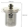 DECHOUS 2pcs Fine Mesh Stainless Steel Tea Strainers Lid Loose Tea Filter for Teapot Mugs Cups Easy to Use for Lovers view 4