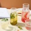 Bedside Water Carafe and Glass Set, Vintage Bedside Water Carafe with Tumbler Glass, Retro Glass Bedside Night Water Carafe for Bathroom(#5) view 4