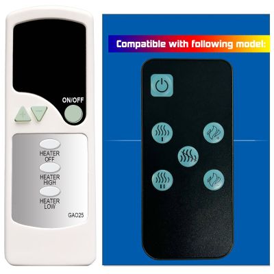 XINJISHIMIN Replacement Remote Control for Flamelux Kerry ALPS Electric Fireplace CLOVA23D