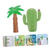 MAGICLULU 2pcs Windproof Towel Clips for Beach Chairs Creative Coconut Tree and Strong Clamping Force Towel Holder for Pool Camping and Outdoor Use view 3