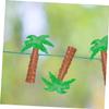 MAGICLULU 2pcs Windproof Towel Clips for Beach Chairs Creative Coconut Tree and Strong Clamping Force Towel Holder for Pool Camping and Outdoor Use view 4