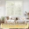 HOTSOON 100% Privacy Aluminum Mini Blinds for Windows Cordless Room Darkening Venetian Blinds Anti-UV Waterproof 1" L-Shaped Slats Horizontal Shades for Home, Beige, 70.5" W x 56" H view 4