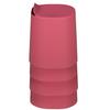Regency DOTT Plastic Stackable Stools (Set of 4)- Red Raspberry view 2