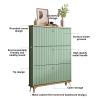 XIHAADOY Shoe Cabinet with Flip Doors Narrow Shoe Rack Cabinet with Storage Shelf Free Standing Shoes Storage Organizer view 3