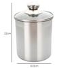 Angoily 1750ml Airtight Coffee Bean Canister Lid Sealed Storage Tank for Snacks Home Kitchen Tool view 3