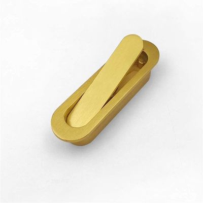 Recessed Pulls, Pure Brass Copper Chinese Antique Tea Table Dark Buckle Invisible Handle Embedded Embedded Handle Tea Tray Dark Handle
