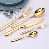 60 piece silverware set for 12, Premium Food 304 Grade Stainless Steel Flatware Sets, Mirror Polished Cutlery Set Includes Spoons Forks Knives, Dishwasher Safe, Gift for wife mother view 2