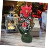 Mini Christmas Tree Xmas Tabletop Decor with Flexible Hinged PVC Branches view 4