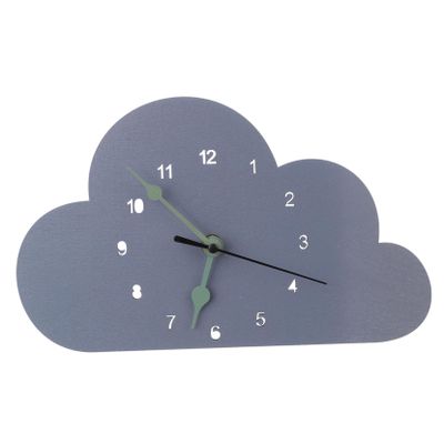 Cabilock Large Cloud Clock for Bedroom Small Wall Clock Home Decor Nordic Design