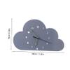 Cabilock Large Cloud Clock for Bedroom Small Wall Clock Home Decor Nordic Design view 2