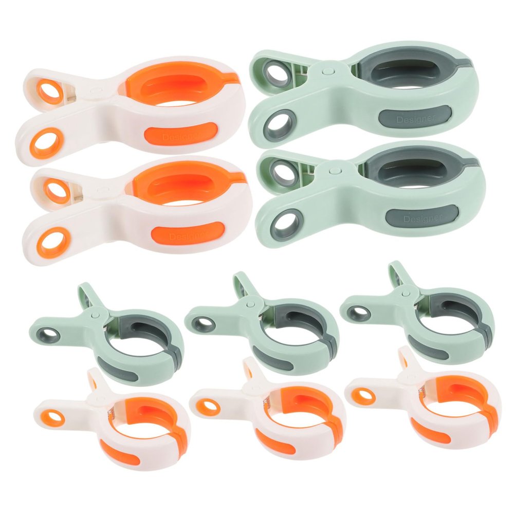 MAGICLULU Beach Towel Clips 10 Pcs Clothes Pins for Beach Chairs Lounger Pool Drying Sunbathing Suitable for Cruise Random Color