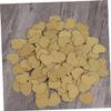 Alipis 200pcs Golden Glitter Hearts Confetti Scatters for Weddings Parties and Events Table Decorations for Valentine Day Showers Birthdays and More view 2