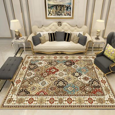 7'6''x9'6'' Indoor/Outdoor Washable Area Rug, Non-Slip Rugs Resist Dirt Area Rug, Low-Profile Weather Resistant Living Room Carpet Blue Stripes Floor Mats for Home Entryway Porch Balcony Deck