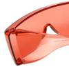 Calabria 3000 Fitover Safety Glasses with Uni-Lens  [Pink Fl-41] Wrap Around Eye Protection | Anti-Fog Scratch Resistant | Protective Eyewear view 4