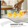ABOOFAN Acrylic Rectangular Dessert Serving Tray Versatile Snack Holder for Parties Picnics and Gatherings Unique U-Shape Design for Easy Food Display for Cookies Fruits and Appetizers view 3