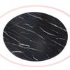 FUREMA 30in 36in 40in Large Lazy Susan Wood Turntable Kitchen Rotating Tray Spinning Serving Plate for Countertop Table, 360 Swivel Tray, Oversized Tabletop (Color : Black Marble, Size : 90cm (36 i view 1