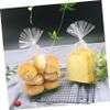 FOMIYES 100pcs Transparent Baking Wrapping Bags for Dessert Cookies and Biscuits Reusable and Recyclable Toast Bags for Holiday and Party Packaging view 3