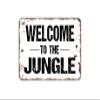 Welcome to Jungle Wall Art Sign, 8 x 12 Inches view 1