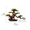 LINKIO Pot for Fake Tree Artificial Bonsai Tree Green Plant Bonsai Home Garden Living Room Decoration Artificial Plant Bonsai Desktop Ornaments Artificial Trees for Home Decor Indoor view 2