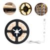 jojofuny 5m Led Strip Light Dimmable USB Touch Control Flexible Rope Light for Home Decoration for Cabinets Bedrooms and Parties Warm view 3